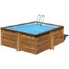 Gre Pools Piscina Fuori Terra In Legno Sunbay Square Carra 3 305x305x119 Cm