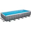 Bestway Piscina Tubolare Rettangolare 56475 Power Steel 732x366x132cm