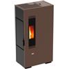 Canadian Stove Stufa a pellet slim canadian stove mini 5 ruggine 4,4 kw