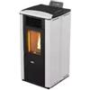 Canadian Stove Stufa a pellet canadian stove design 10 bianco 8,7 kw