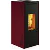 Invicta Stufa a pellet canalizzata invicta talo bordeaux 10,4 kw