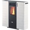 Canadian Stove STUFA A PELLET SLIM CANALIZZATA CANADIAN STOVE SLIM 10C BIANCO 9,0 KW