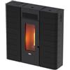 Canadian Stove Stufa a pellet slim canalizzata canadian stove slim 12c nero 11,14 kw