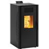 Invicta Stufa a pellet ventilata invicta burano 8 wi-fi nero 8 kw