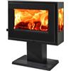 Panadero Stufa a legna panadero atlantic 3v grigio 5,9 kw