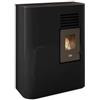 Punto Fuoco STUFA A PELLET SLIM PUNTO FUOCO IDA NERO 4,0 KW