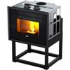 Canadian Stove Inserto camino a pellet canalizzato canadian stove 15c 13,5 kw