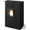 Punto Fuoco Stufa a pellet slim punto fuoco lia bianco 8,0 kw