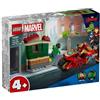 Lego Marvel Iron Man con Moto e The Hulk - 76287