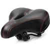 Beihaoer Sella per bicicletta Comfort Dual Spring progettato con memory foam traspirante morbido cuscino per bicicletta