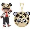 Na! Na! Na! Surprise Na Na Na Surprise Glam Serie 2 - Gianni Wilde - Bambolotto Ispirato a Un Ghepardo con Capelli biondi e borsellino Metallico con Clip a Forma di Animale - da Collezionare - età: 5+ Anni