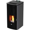 Canadian Stove Termostufa a pellet canadian stove class thermo 17 grigio puntinato 17 kw