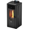 Canadian Stove Termostufa a pellet canadian stove idro 14 grigio puntinato 13,8 kw