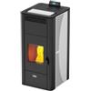 Canadian Stove Termostufa a pellet canadian stove idro ceramic 17 bianco 17 kw