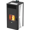 Canadian Stove Termostufa a pellet canadian stove idro ceramic 32 bianco 30,4 kw