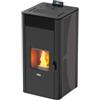 Canadian Stove Termostufa a pellet canadian stove idro ceramic 32 grigio puntinato 30,4 kw