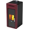 Canadian Stove Termostufa a pellet canadian stove idro ceramic 20 bordeaux 18 kw