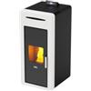 Canadian Stove Termostufa a pellet canadian stove idro ceramic 24 bianco 21,9 kw
