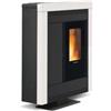 La Nordica Extraflame Stufa a pellet la nordica + extraflame souvenir steel evo bianco 10,2 kw