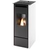 Punto Fuoco Stufa a pellet punto fuoco cinzia bianco 10 kw