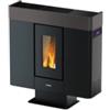 FreePoint Stufa a pellet slim canalizzata ermetica freepoint moon titanium 10 kw con wi-fi