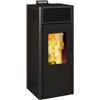 Invicta Stufa a pellet ventilata invicta nola plus nero 9,5 kw