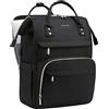 LOVEVOOK Zaino Donna Porta PC 15,6 Pollici, Impermeabile Con Tasca Separata per Laptop e USB, per Università, Viaggi, Lavoro e Ufficio