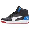 Puma Rebound Layup SL Jr Sneaker Basket da Ragazzo Coal/White/Black 370486 (Numeric_37)