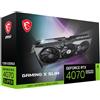 MSI Scheda Grafica MSI RTX 4070 SUPER 12G GAMING X SLI RTX 4070 SUPER 12 GB GDDR6X