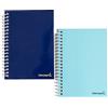 Liderpapel Quaderno spirale tasca doceavo smart copertina morbida 80h 60 g quadro 4 mm colori assortiti