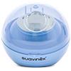 Suavinex DUCCIO - Sterilizzatore portatile per succhietti a luce UV, con USB o con batterie, Sterilizza in 3 minuti, Uccide il 99% dei germi, Azzurro
