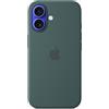 Apple Custodia MagSafe cover in silicone per iPhone 16 - Verde lago