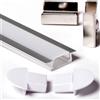 3m 3metri 2206 PROFILO ALLUMINIO DA INCASSO STRISCE STRIP LED BARRA RIGIDA 3MT