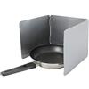 UPP 370 padelle Mantiene Il Piano Cottura puliti Pieghevole salvaspazio | Paraschizzi Ideale Accessorio da Cucina, Metallo, Nero