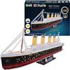 Revell 3D Puzzle- Probabilmente la nave più famosa al mondo, RMS Titanic con illuminazione a LED Scopri Il Mondo in 3D, divertiti per Grandi e piccini, Colori, 00154