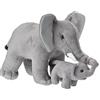 Wild Republic Mom And Baby Elefante, Peluche Animali, Peluche Mamma E Cucciolo, Regalo Per Bambini, Imbottitura Realizzata Partendo Da Bottiglie Riciclate, 38 cm