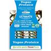 Ultimate Italia - Barretta vegan proteica al 27% - gusto cacao cocco - 24x40g - senza glutine, senza lattosio, 100% vegetale
