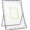 HOMCOM Rebounder per Calcio e Baseball Pieghevole con Zona di Precisione, in PE e Metallo, 123x90x174 cm, Nero