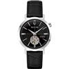 Bulova Orologio Bulova Aerojet 38mm nero pelle 96A317