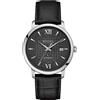 Bulova Orologio Bulova Hudson 96B441 automatico nero pelle