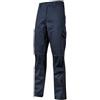 U-POWER DON'T WORRY... BE HAPPY! U-Power Guapo Pantalone da Lavoro in Cotone Stretch, Linea Smart, con Multi_Tasche Frontali e Laterali, Comodo Pantalone, con Bottone Frontale, Elastico in Vita (Westlake Blue_M)