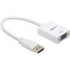 Amazon Basics - Adattatore da DisplayPort a VGA, Bianco