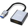 BENFEI Adattatore USB 3.0 a HDMI 1080P, unidirezionale convertitore USB 3.0 a HDMI, per PC laptop proiettore monitor HDTV, guscio in alluminio（Principalmente per Windows 11/10/8.1/8/7）Non per MacOS