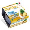 Monge Fruits Cibo Umido per Gatti - Tonno con Ananas - 12 lattine da 80 gr