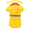 SMALLLEE_LUCKY_STORE Simpatico impermeabile per cani con cappuccio trasparente e foro per imbracatura, regolabile, impermeabile, per cani di taglia piccola, media e grande, ragazzo e ragazza, poncho