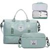 JXCTNNU Borsoni Borsone da Viaggio Donna Borsa Palestra Bagaglio a Mano Borsa da Viaggio Sportiva Tote Gym Borsa Ospedaliera Capacità Grande Impermeabile Pieghevole per Uomo e Donna (Porpora Rosso)