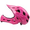 rockible Casco da Bicicletta per Bambini, Casco Integrale E Mezzo Casco Commutabili, Comodo Casco da Bici da Strada, Casco da Bicicletta per La Guida, Rosa