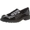Clarks Orinoco2 Penny, Mocassino Donna, Pelle Nera, 38 EU