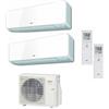 FUJITSU Condizionatore dualsplit 9000 + 12000 btu codice prod: AOYG14KBTA2 ASYG09(12)KMCE