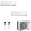 MITSUBISHI Condizionatore dualsplit serie Kirigamine Zen 7000+9000 btu codice prod: MSZ-EF22(25)VGKW MXZ-2F33VF3